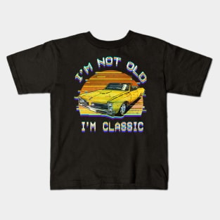 i'm not old Retro Glitch Kids T-Shirt